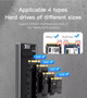 Внешний карман Blueendless 2807SN для M.2 SSD NVMe (PCIe) / NGFF (Sata) Type-C USB 3.1 Gen 2 - изображение 3