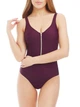 Купальник спортивний Marc & Аndre SP17-10 36 Бургунді - зображення 3