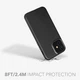 Протиударний чохол з антимікробним покриттям Tech21 Evo Slim для Iphone 12/12 Pro (6.1") Black - зображення 4