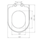 Сидение для унитаза NKP INCI 0336 Soft Close+Quick Release термопласт - изображение 4