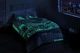 Постельное белье сатин Glow TAC Istanbul v01 blue евро 60183963 - изображение 2