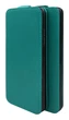 Чохол із натуральної шкіри Logarm Genuine Leather Flip для Motorola Edge 40 Бірюзовий - зображення 1