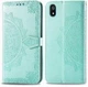 Чехол Vintage для Xiaomi Redmi 7A книжка кожа PU бирюзовый - изображение 2