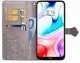 Чехол Vintage для Xiaomi Redmi 8 книжка кожа PU серый - изображение 5