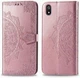Чехол Vintage для Xiaomi Redmi 7A книжка кожа PU розовый - изображение 2