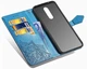 Чехол Vintage для Xiaomi Redmi 8 книжка кожа PU голубой - изображение 6