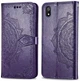 Чехол Vintage для Xiaomi Redmi 7A книжка кожа PU фиолетовый - изображение 2