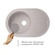 Кухонная мойка Lidz 780x500/200 GRA-09 (LIDZGRA09780500200) - изображение 12