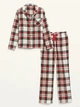 Фланелевая женская пижама Old Navy 1159758925 (Белый/Красный/Черный, XXL) - изображение 8
