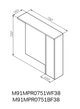 Зеркало с шкафом AM.PM Gem S 75 см M91MPR0751BF38 - изображение 2