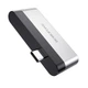 USB хаб Type-C на USB HUB адаптер BOROFONE adapter silver DH1 (2USBx2.0, 1USBx3.0). Silver - зображення 3