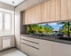 Наклейка на кухонный фартук 60 х 300 см, фотопечать с защитной ламинацией Бунгало в горах (БП-s_pr1233-3)(БП-14-s_pr1233) - изображение 6
