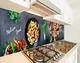 Наклейка на кухонный фартук, 60 х 200 см итальянская кухня, с защитной ламинацией (БП-s_ed587) - изображение 4