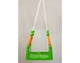 Детские пластиковые качели DOLONI TOYS 0152/1 подвесные до 30 кг Оранжево-Зеленый - изображение 2