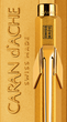 Ручка Caran d'Ache 849 Goldbar Золотиста + box (7630002316828) - изображение 3