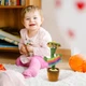 Поющий Танцующий кактус 30 песен с подсветкой Dancing Cactus TikTok игрушка Повторюшка кактус зеленый мексиканец высота 35см, в кульке - изображение 3