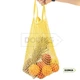 Эко сумка клетчатая "Авоська" большая 7л - Avoskin Bag Yellow - изображение 1