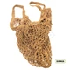 Эко сумка клетчатая "Авоська" большая 7л - Avoskin Bag Brown - изображение 4
