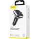 Автомобільний зарядний пристрій Baseus S-13 Bluetooth FM Launcher 2 USB + Type-C Black (CCTM-B01) - зображення 2