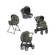 Дитяча універсальна коляска 4 в 1 Inglesina Aptica XT (автокрісло Cab) Sequoia Green - зображення 1