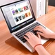 Чехол с подставкой Wiwu SKIN PRO Portable Stand Sleeve 15.4" (Коричневый) (40647) - изображение 4