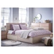 Кровать с 4 отделениями для хранения MALM IKEA 990.226.68 дуб - изображение 2