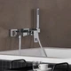 Cмеситель для ванной однорычажный литой GROHE Eurocube хром латунь 23141000 - изображение 3