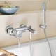 Кран в ванную одновентильный с коротким гусаком GROHE Concetto хром латунь 32212001 - изображение 3