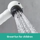 Душевая лейка HANSGROHE Jocolino Zebra 28787640 многорежимная 35мм пластик белая 28787640 - изображение 6