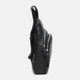 Сумка слинг через плечо мужская из натуральной кожи Laras K101908bl Черная (ROZ6400205655) - изображение 5