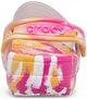 Сабо Crocs Classic Translucent Marbled Clog 37 белый/мультиколор 207407 - изображение 6