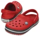 Детские сабо Crocs Kids' Crocband™ Clog 32 Красный/серый 204537 - изображение 1