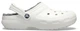 Женские сабо с мехом CROCS Classic Lined Clog 41 белый/серый 203591 - изображение 5