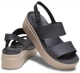 Жіночі сандалі CROCS women's Brooklyn Low Wedge 41 чорний/бежевий 206453 - зображення 1