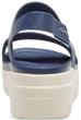 Женские сандалии CROCS Women’s Brooklyn Low Wedge 38 синий-бежевый 206453 - изображение 12