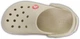 Детские сабо Crocs Kids' Crocband™ Clog 32 бежевый/белый 204537 - изображение 6