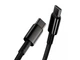 Кабель Baseus Tungsten Gold USB-C to USB-C PD 100W 5A Fast Charging 1m Black (CATWJ-01) - изображение 6
