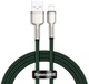 Кабель Baseus Cafule Series Metal USB 2.0 to Lightning 2.4A 2m Green (CALJK-B06) - зображення 1