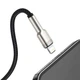Кабель Baseus Cafule Series Metal USB 2.0 to Lightning 2.4A 2m Black (CALJK-B01) - изображение 3