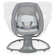 Укачивающий центр-качель с рождения Mastela light grey, светлосерый (8104) - изображение 5