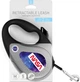 Поводок-рулетка для собак WAUDOG R-leash, рисунок "NASA21", M, до 25 кг, 5 м, светоотражающая лента, Черный (8125-0148-01Collar) - изображение 2
