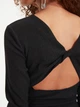 Платье короткое осеннее женское Trendyol TPRAW22EL1225 40 Black (8683044656680) - изображение 5