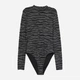 Боді-гольф H&M 0792490 S Чорний з білим (KAY2000001292716) - зображення 1