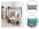 Дитячий 2в1 манеж - ліжечко Lionelo SVEN TURQUOISE/GREY - зображення 7