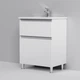 Тумба с умывальником для ванны AM.PM X-Joy 65x85x45см напольная белый M85-FSX0652-WC0652WG38 - изображение 3