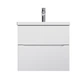 Тумба с умывальником для ванной AM.PM GEM S 61x58x42см подвесная белый M91-FHX0602-WC0602WG38 - изображение 1