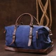 Сумка Vintage leather-20084 Синяя - изображение 13