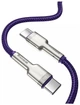Кабель Baseus Cafule Series Metal USB-C to USB-C PD 100W 5А 1m Purple (CATJK-C05) - изображение 3