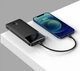 Портативная батарея Baseus Bipow Digital Display Power bank 10000mAh 20W PPDML-L01 Black - изображение 4
