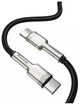 Кабель Baseus Cafule Series Metal USB-C to USB-C PD 100W 5А 2m Black (CATJK-D01) - изображение 3
